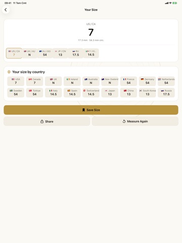 Ring Size Finder & Measure iPad screenshot