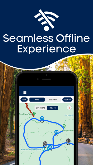 Sequoia National Park GPS Tour Screenshot