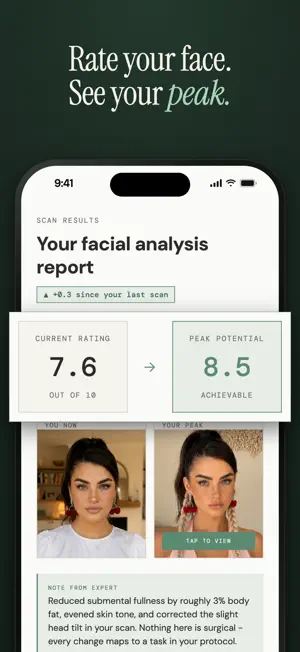 FaceSculpt: Looksmax AI Coach screenshot 1