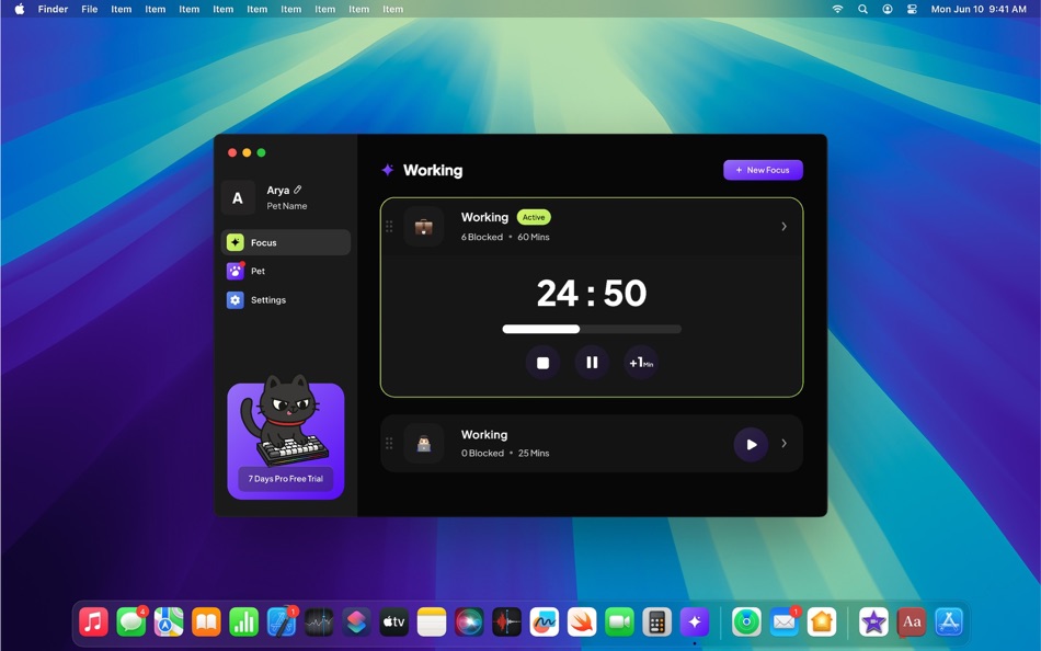 #3. Philo - Focus Companion (macOS) 由: INTI KREATIF INFORMATIKA