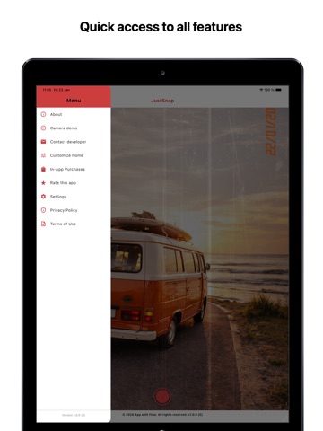 JustSnap - Camera iPad screenshot