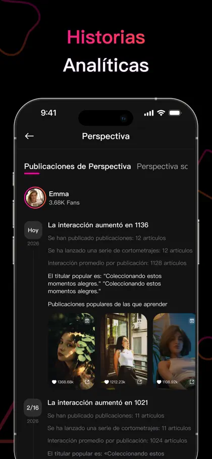 Screenshot 3 di 6 di Reports+: Rastreador Seguidor