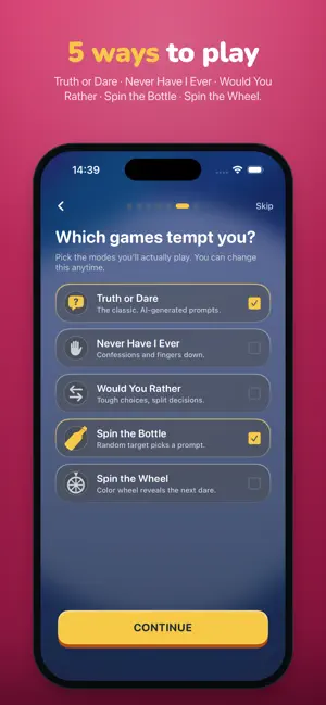 Truth or Dare AI – Party Game screenshot 2