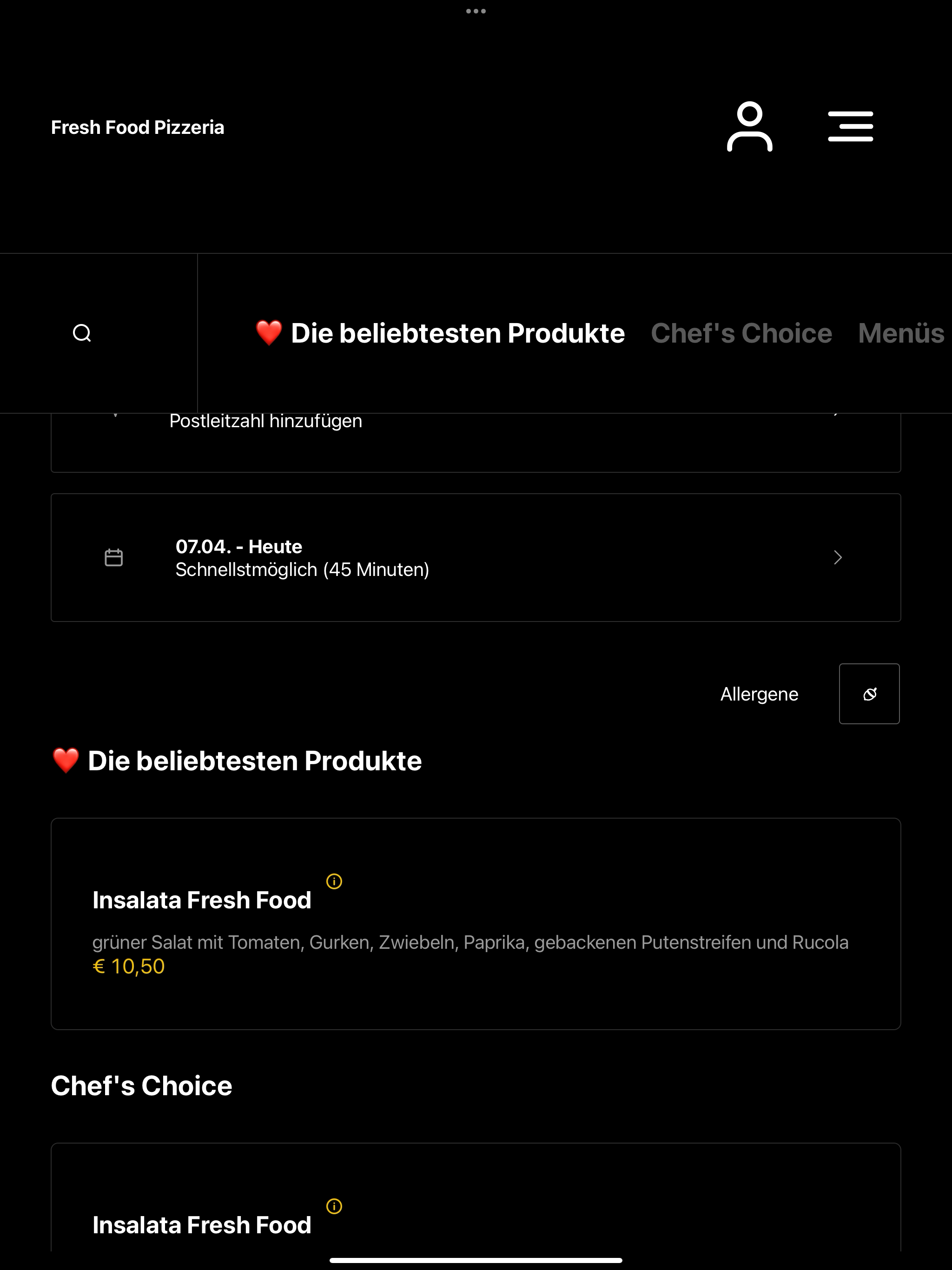 Fresh Food Pizzeria screenshot 7