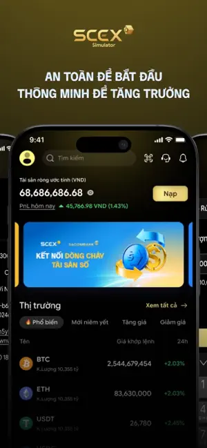 SCEX Trading Simulator iPhone screenshot 1