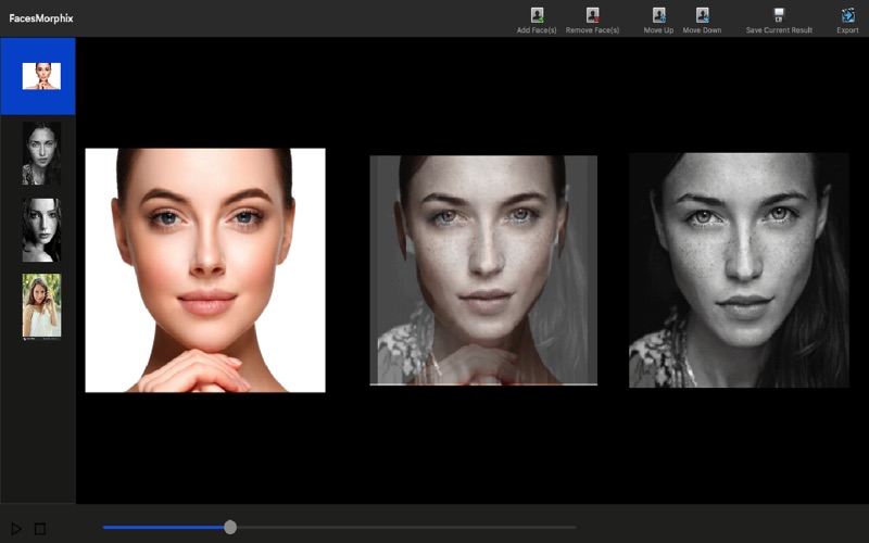 Screenshot #1 pour FacesMorphix