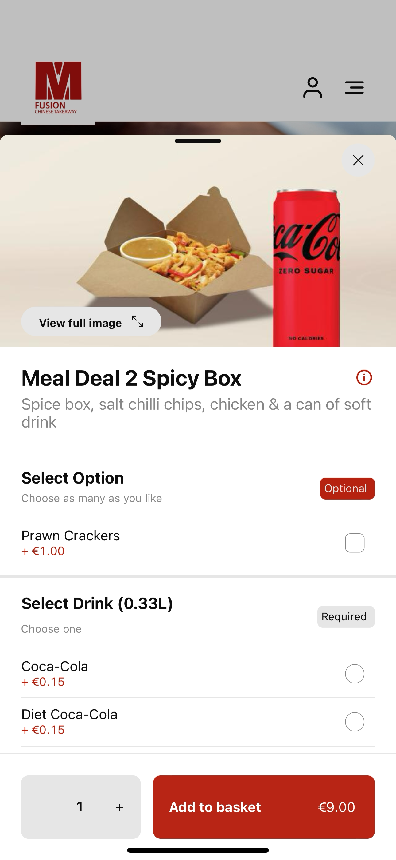 MFusion Chinese Takeaway