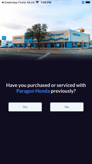 Paragon Honda DealerApp Screenshot