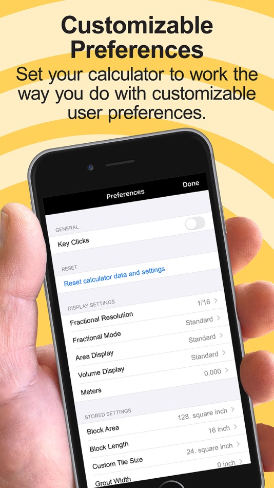 #10. Material Estimator Calculator (iOS) By: Calculated Industries