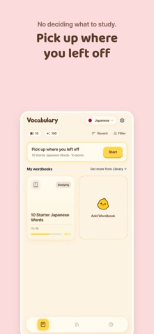 Eppi Words: AI Flashcards iPhone screenshot