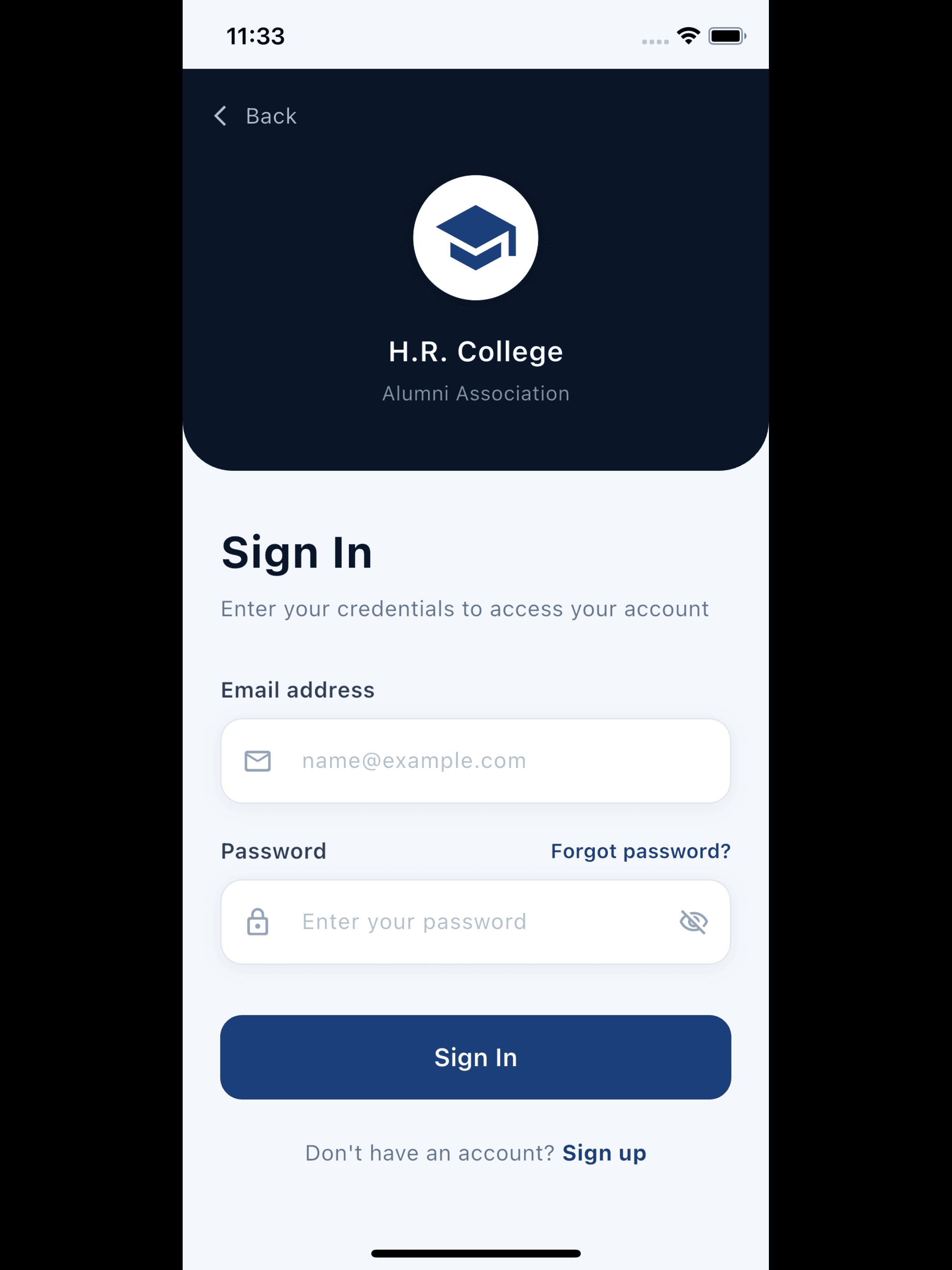 Hr Alumni App screenshot 6