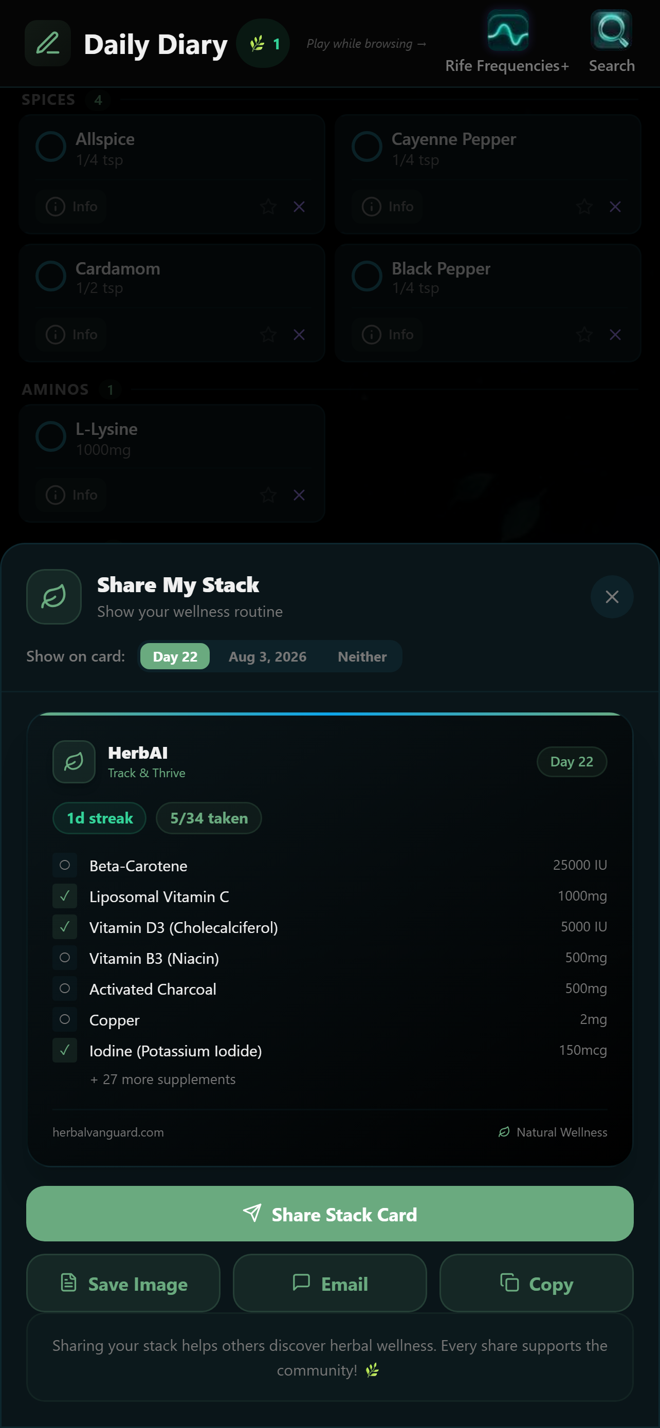 HerbAI: Wellness Intelligence screenshot 7
