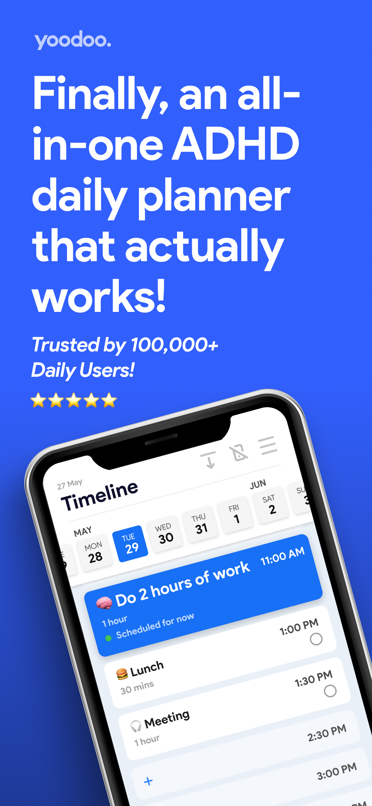 Yoodoo: ADHD Daily Planner