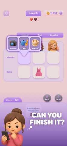Logic Stories: Brain Puzzle iPhone screenshot