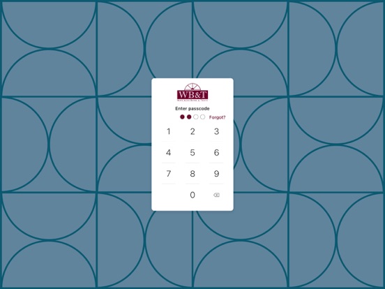 WB&T iPad screenshot 2 - Finance app