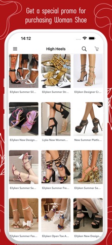 Fashion Shoes Shopping Shop iPhone screenshot
