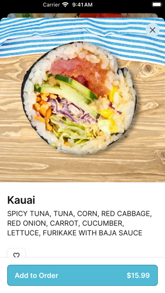 Screenshot 3 of Rollrritto Poke Bar App