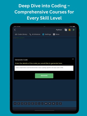 Learn Cryptography: Encryption iPad screenshot