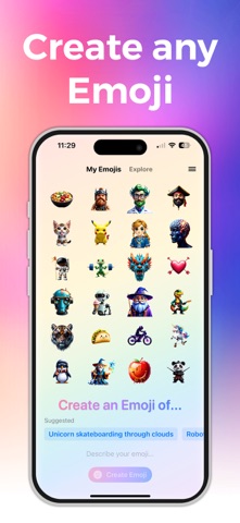 Moji: AI Emoji Keyboard screenshot
