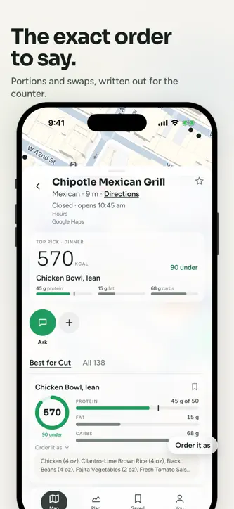 Eatline: Restaurant Macros screenshot 3