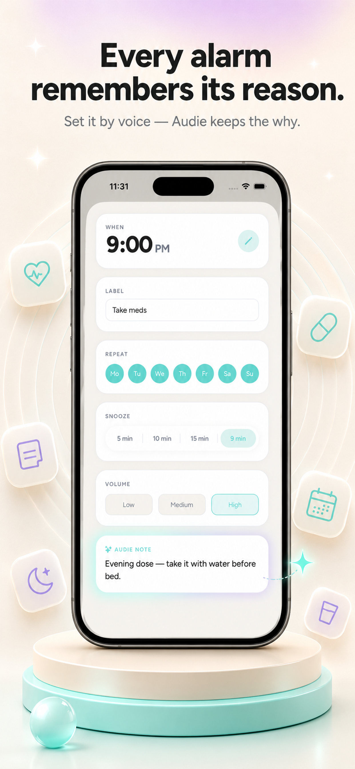 Audie: AI Voice Alarm Clock screenshot 5
