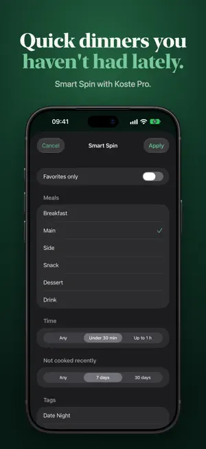 Koste: Meal & Recipe Spinner screenshot 4
