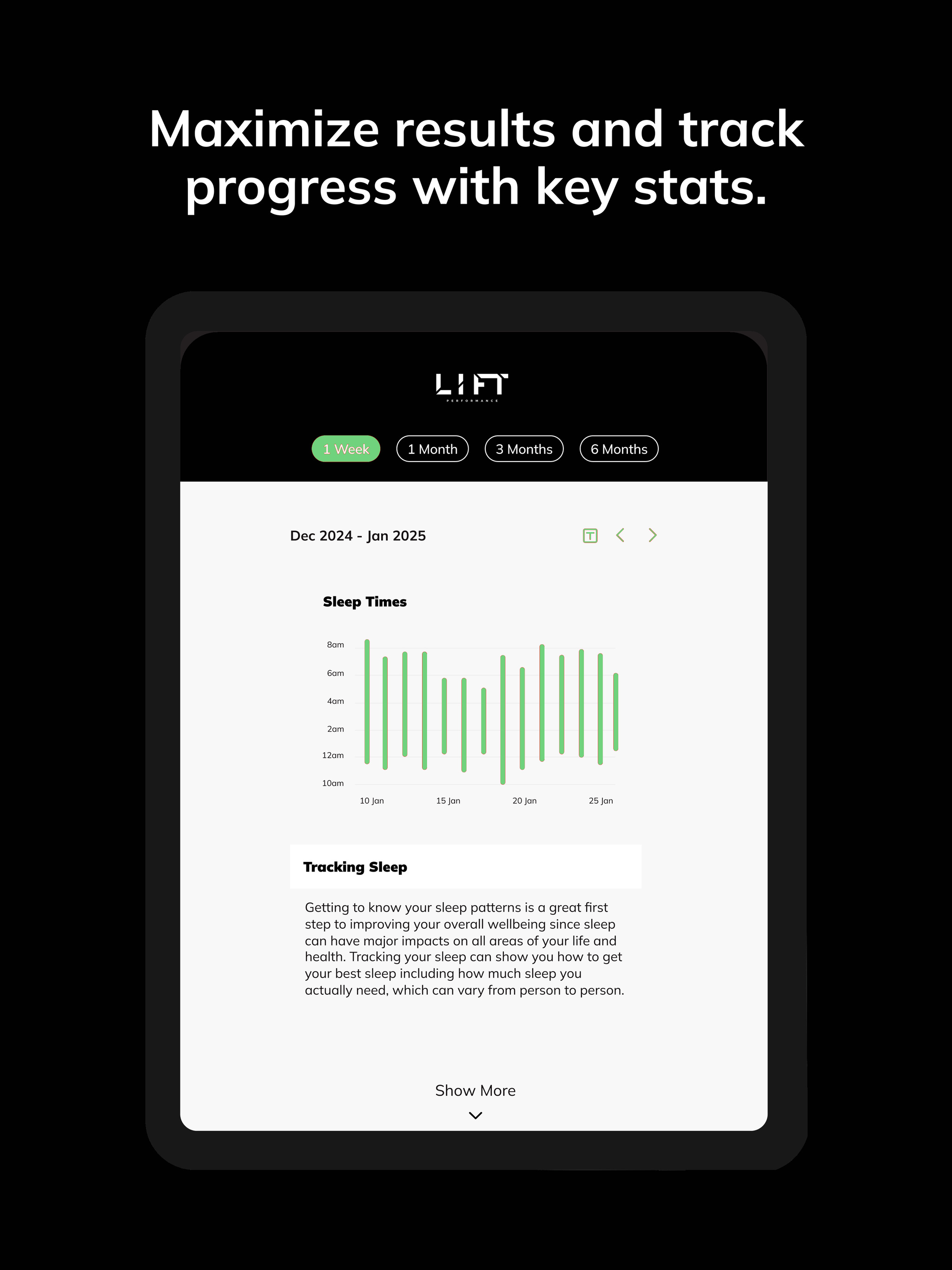 LIFT Performance screenshot 11