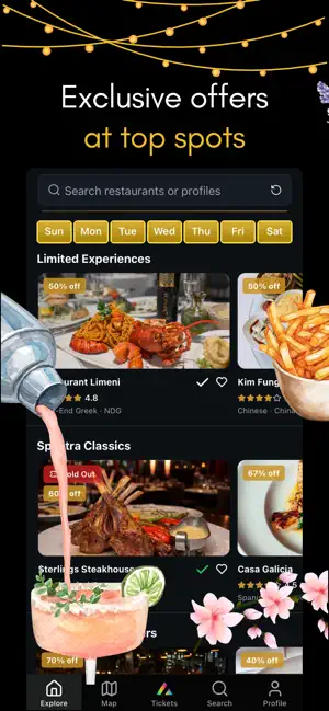 Spectra Eats iPhone screenshot 2