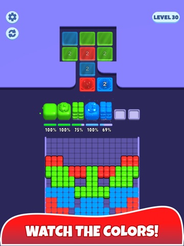 Cube Fit Sort iPad screenshot