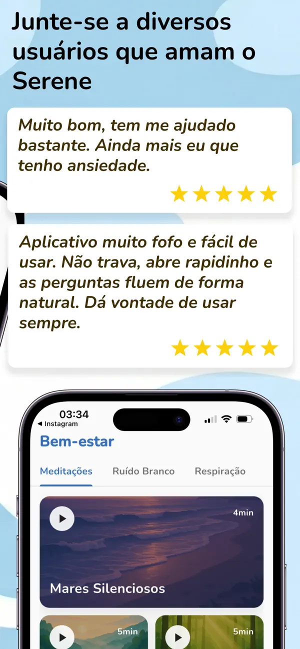 Screenshot #2 pour Serene: Diário e Bem-estar