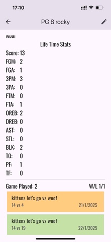 BallStats - Your Game Stats Screenshot 1 of 8