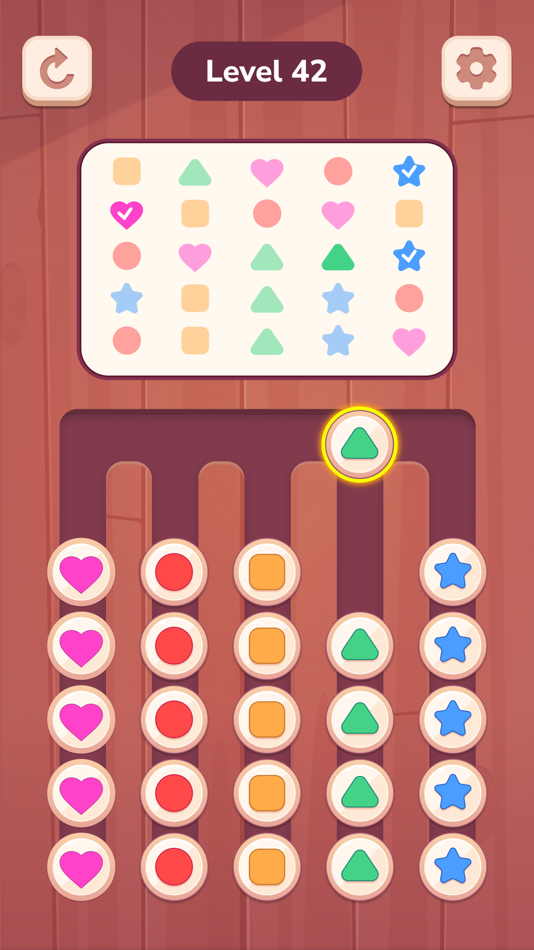 #6. Color Shape Sort Puzzle (iOS) 由: International Education and Communication Investment Corporation