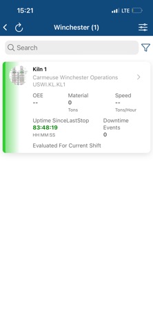 Carmeuse Mobile portal screenshot
