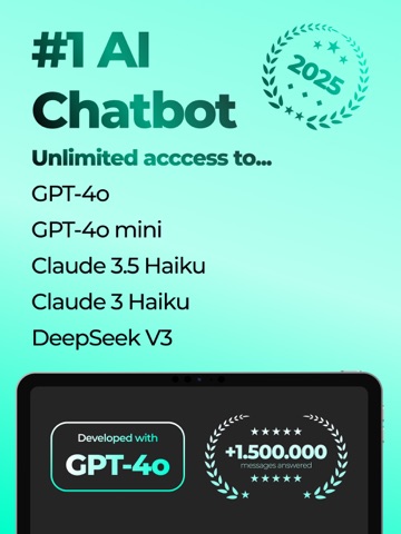 Chatty: AI Chat Generator iPad screenshot