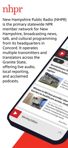 NHPR Radio screenshot