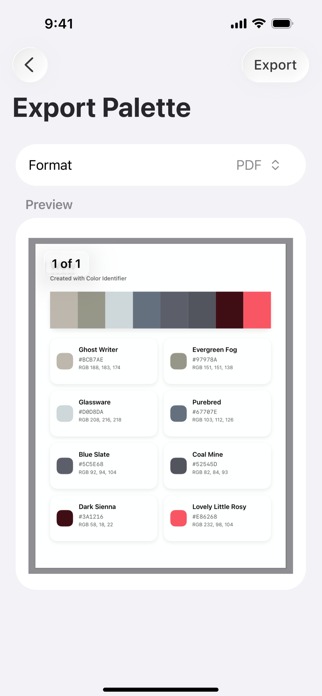 Color Identifier. Camera Screenshot 9 of 10
