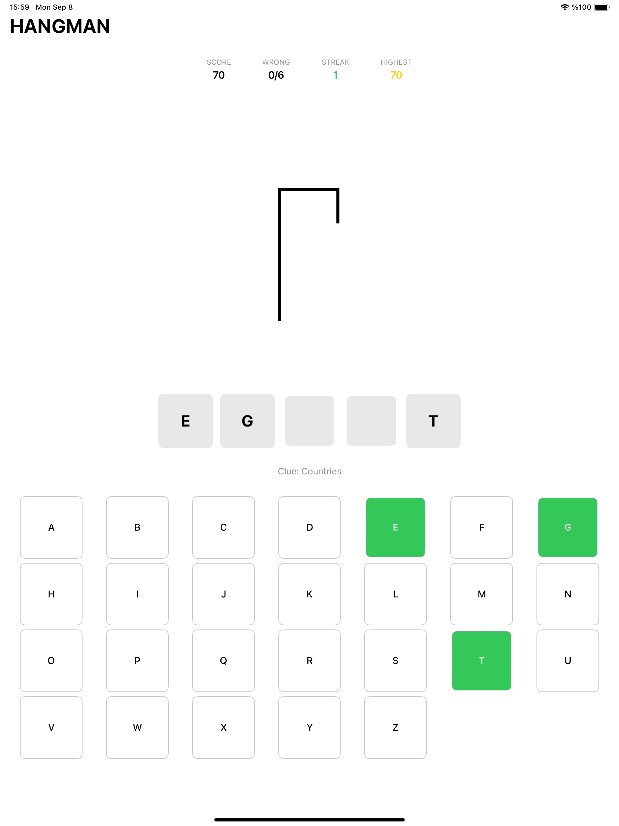 Hangman - Challenge
