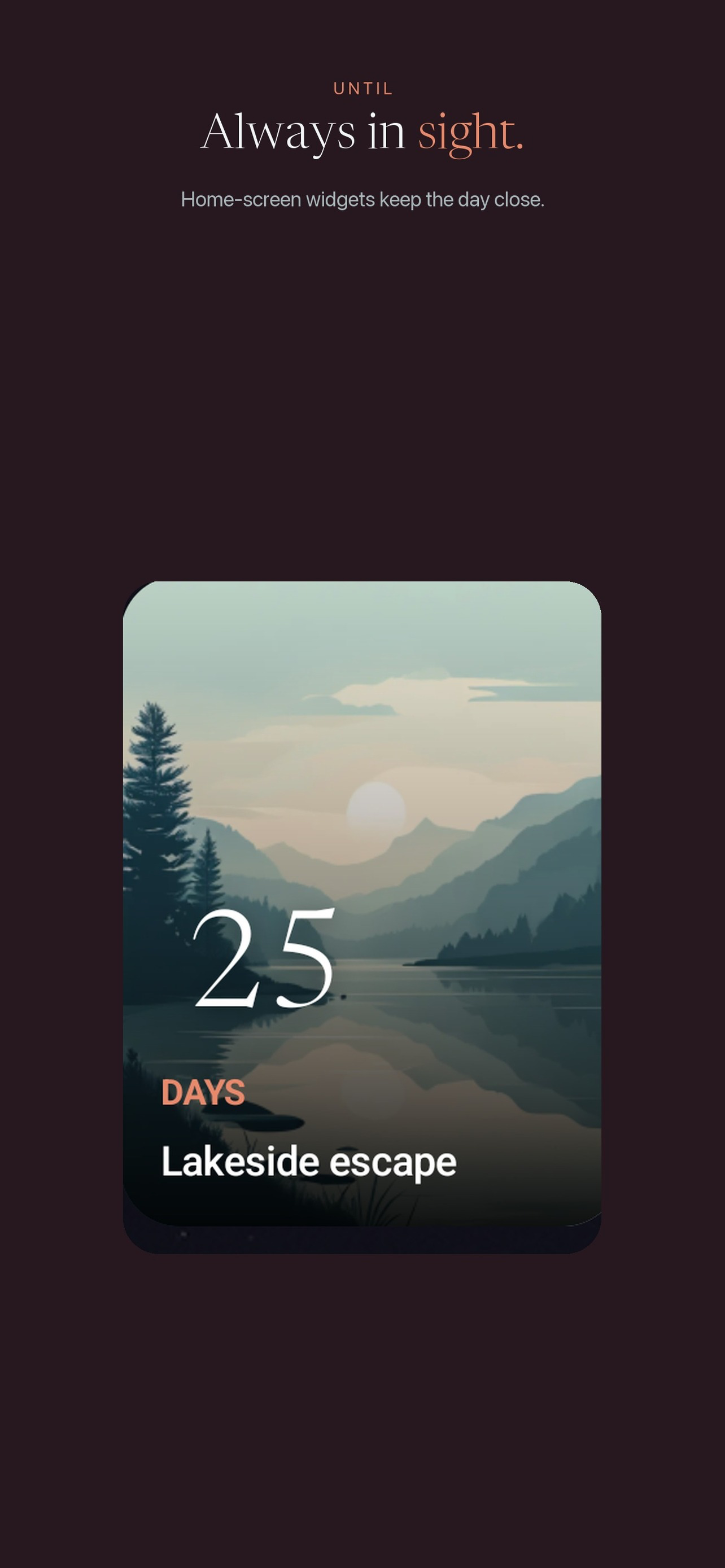 Until - Countdown & Reminder screenshot 4