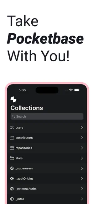 Pocketbase Mobile — POK screenshot 1