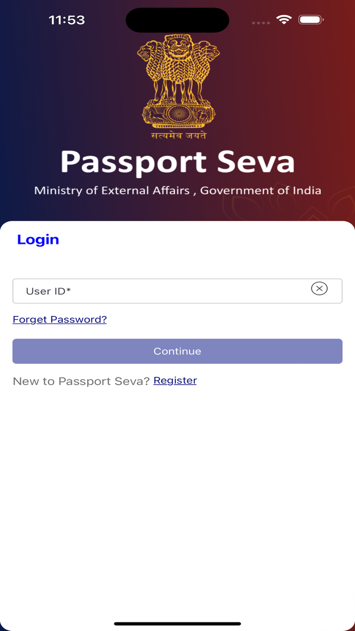 Passport Seva App