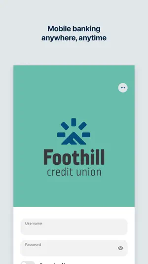 Foothill Credit Union screenshot 1