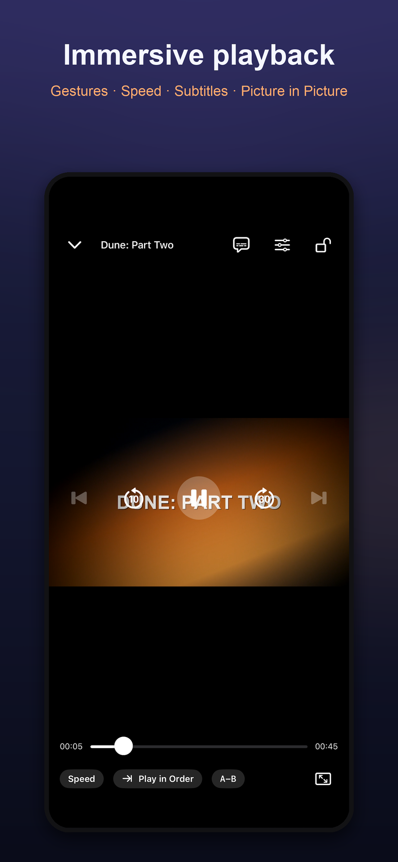Video Player - MKV PiP Player screenshot 2