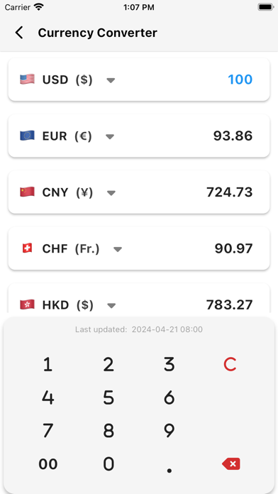 Finance Reports Screenshot