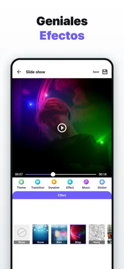 Captura de pantalla de Video Maker Pro - Slideshow en iPhone 4
