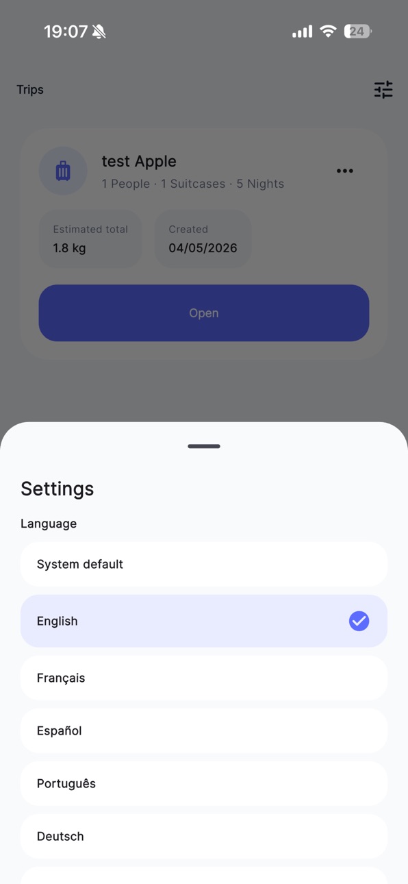 iPhone screenshot