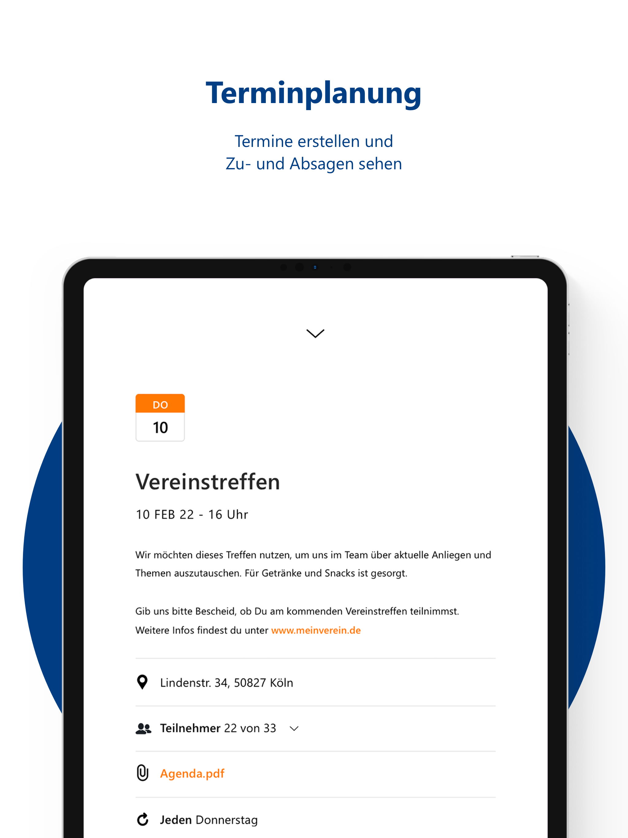 WISO MeinVerein – Vereinsapp