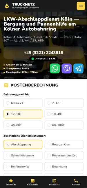 LKW Abschleppdienst Truck-Netz screenshot 4