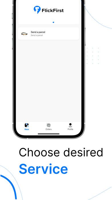FlickFirst Delivery app screenshot