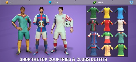 Real Soccer – Football Games - Dieses Tool erlaubt die umfangreiche Trikot-Auswahl und detaillierte Spieleranpassung, um die eigene Mannschaft visuell zu individualisieren.