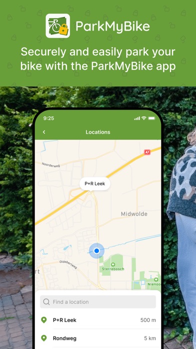 ParkMyBike Screenshot